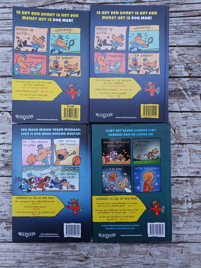 4 Boeken van Dogman., Boeken, Kinderboeken | Jeugd | onder 10 jaar, Ophalen of Verzenden, Zo goed als nieuw, Fictie algemeen