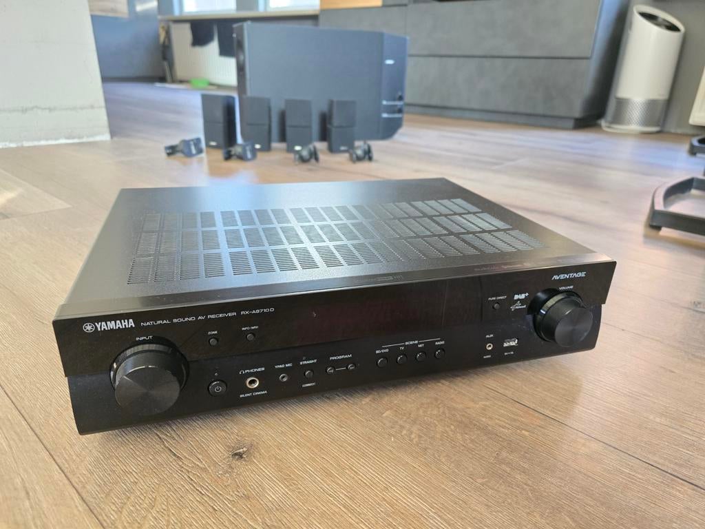 Yamaha RX-AS710D 5.1 4K versterker met Bose Acoustimass 15, Ophalen, Gebruikt, 5.1-systeem, Overige merken