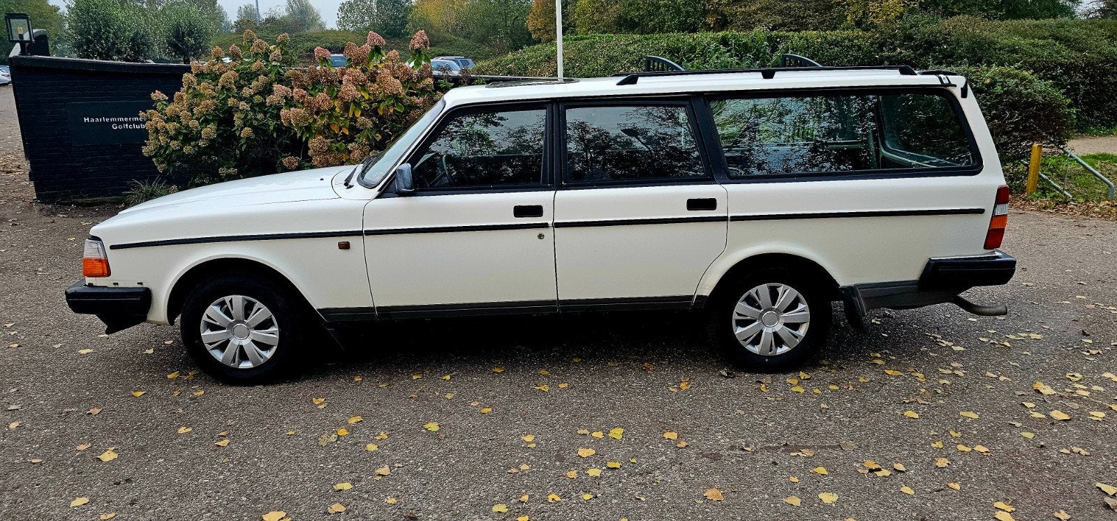 Volvo 240 2.3 Polar U9 1991 Wit, Auto's, 1305 kg, Zwart, 4 cilinders, Wit