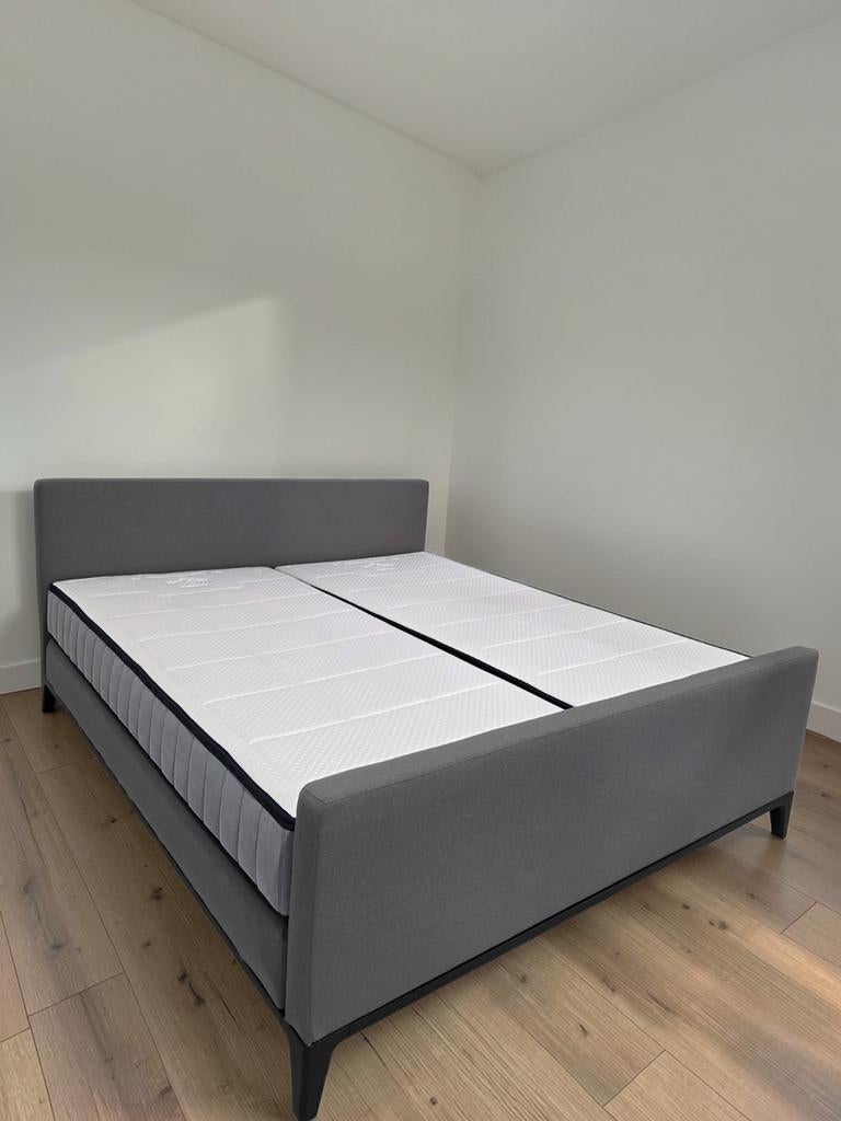 Boxspring Auping Criade 200x210 met Elysium matrassen, Ophalen of Verzenden, Zo goed als nieuw, Tweepersoons, Overige maten