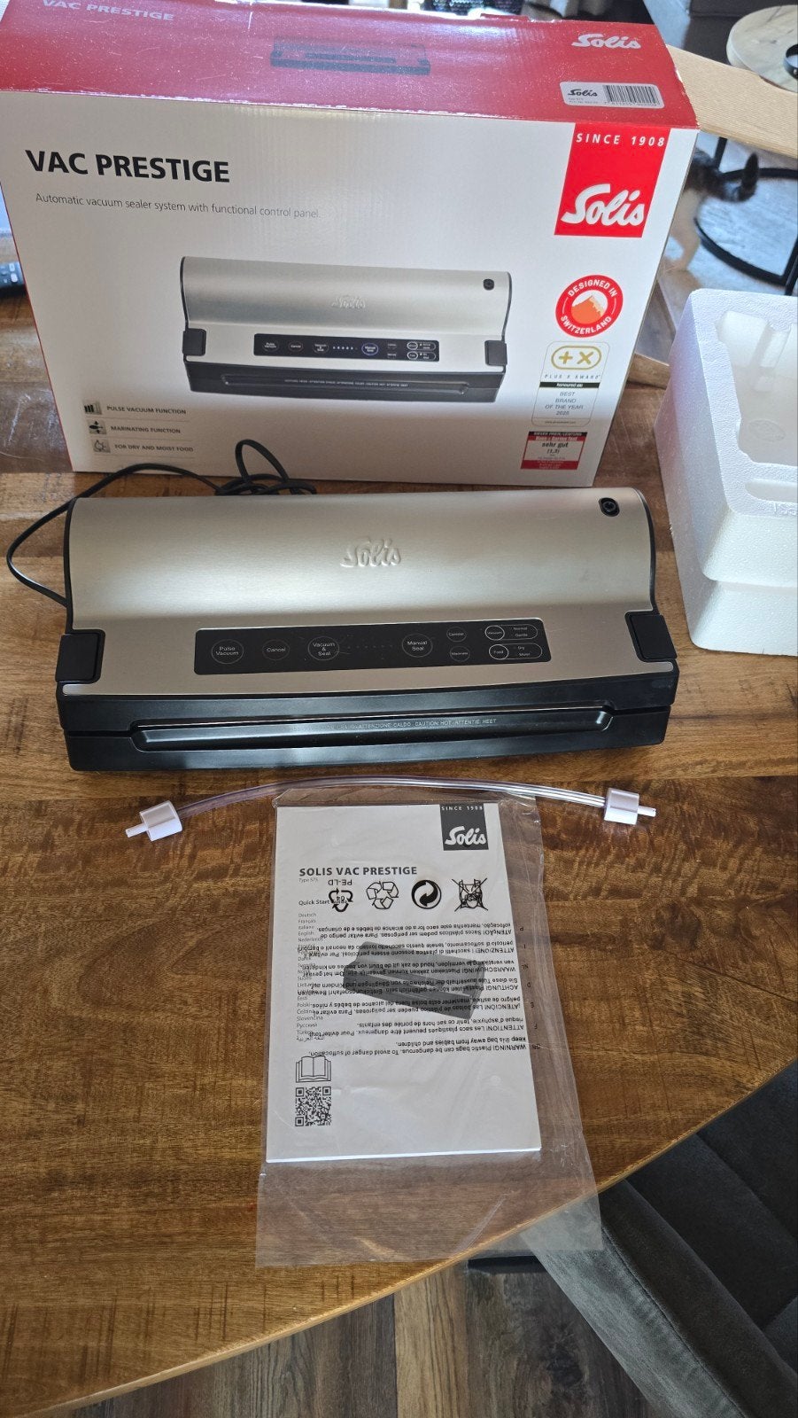 Solis Vac Prestige Automatische Vacumeermachine, Ophalen, Zo goed als nieuw