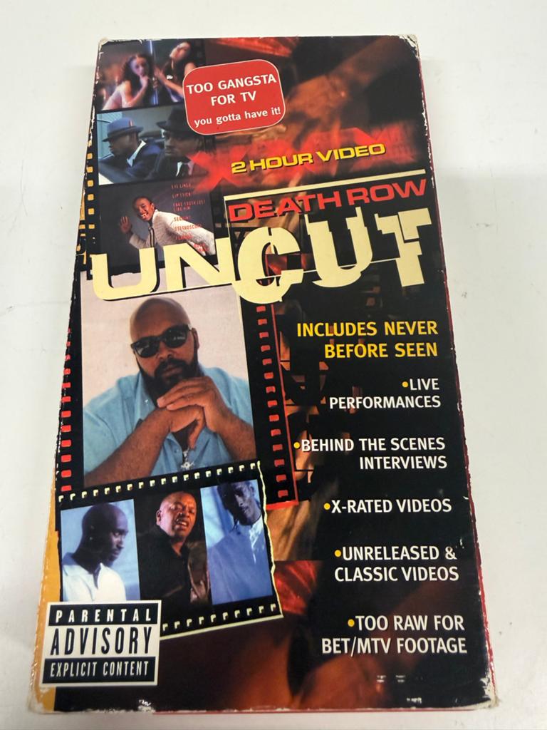 Death Row Records – Death Row Uncut – VHS (Stereo), Vanaf 16 jaar, Ophalen of Verzenden, Gebruikt, Documentaire