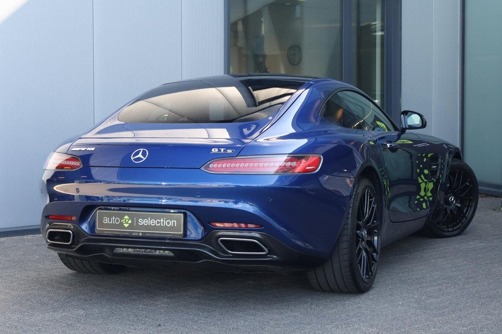 Mercedes-Benz AMG GT 4.0 S / Burmester / Panorama / Carbon /, Auto's, Mercedes-Benz, Automaat, Gebruikt, Blauw, 2 stoelen