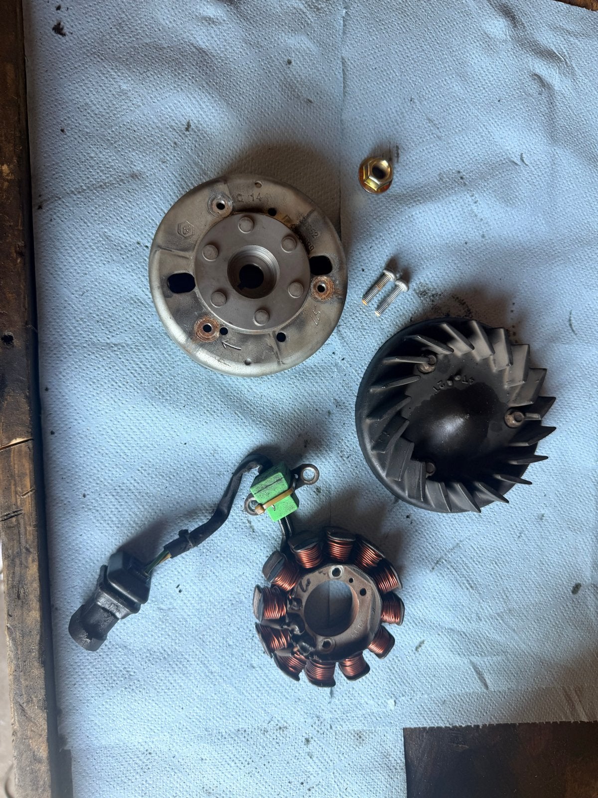 Complete ontsteking Vespa Sprint 4T 4V - Goede staat, Ophalen of Verzenden, Gebruikt, Overige typen, Vespa