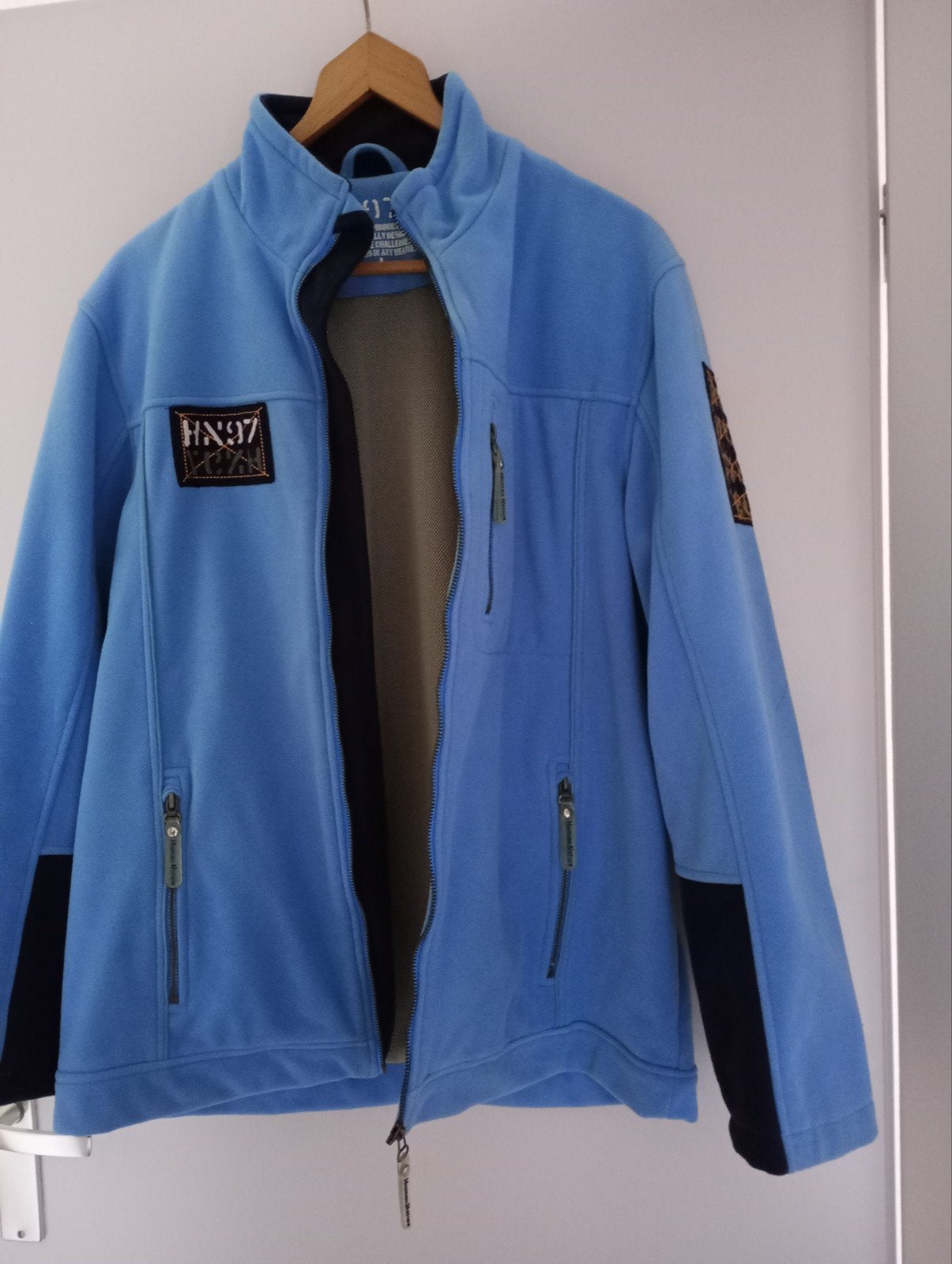 Human Nature fleece jas / vest maat L, Blauw, Maat 42/44 (L), Ophalen of Verzenden, Zo goed als nieuw