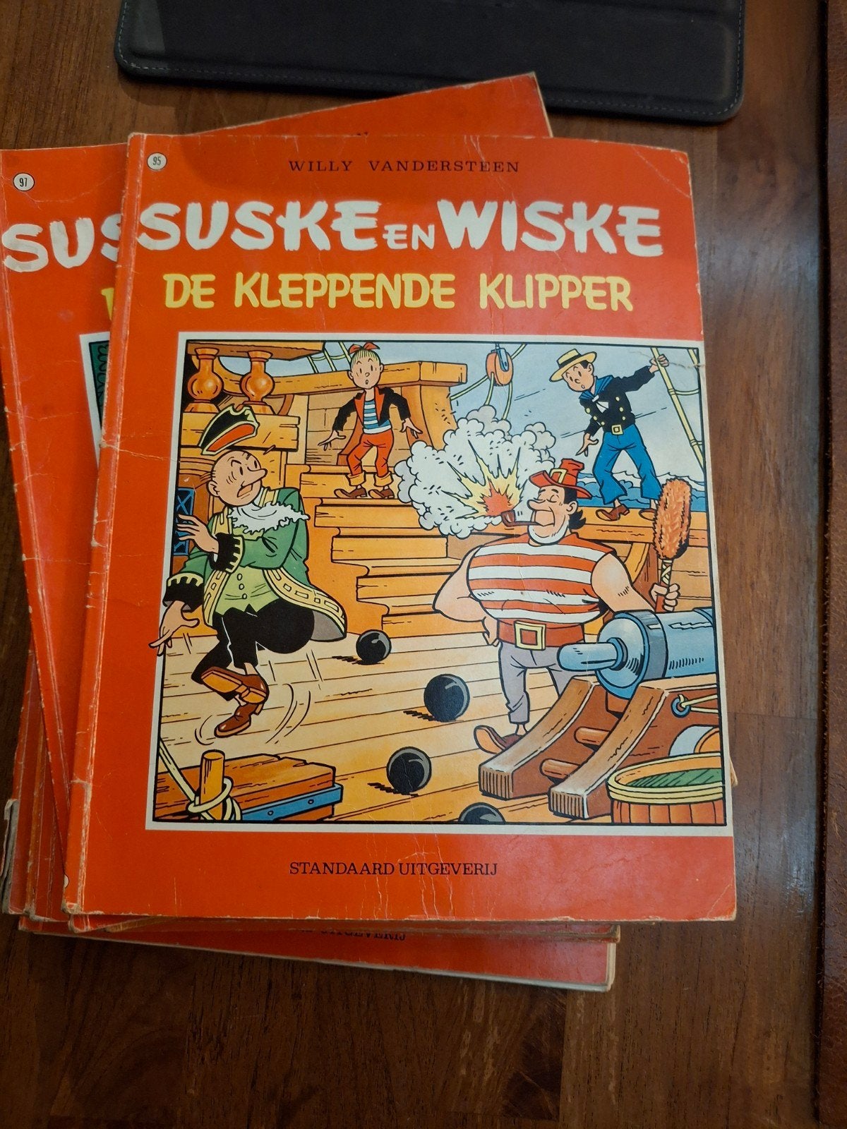 Suske en Wiske - De Kleppende Klipper (nr. 91), Eén stripboek, Ophalen of Verzenden, Gelezen, Willy Vandersteen