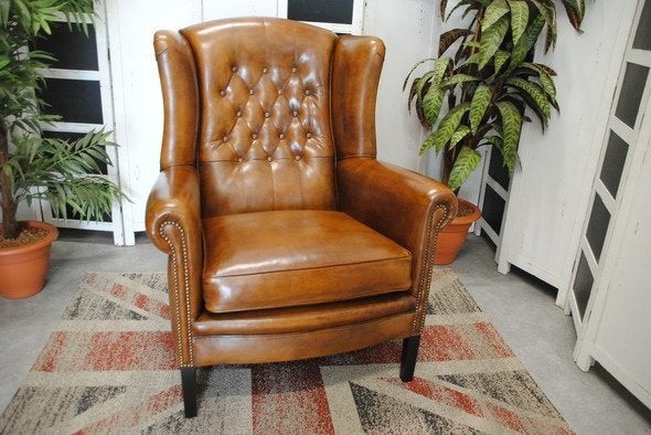 schapenleren fauteuil, Huis en Inrichting, Fauteuils, Ophalen, Nieuw, 75 tot 100 cm, Leer