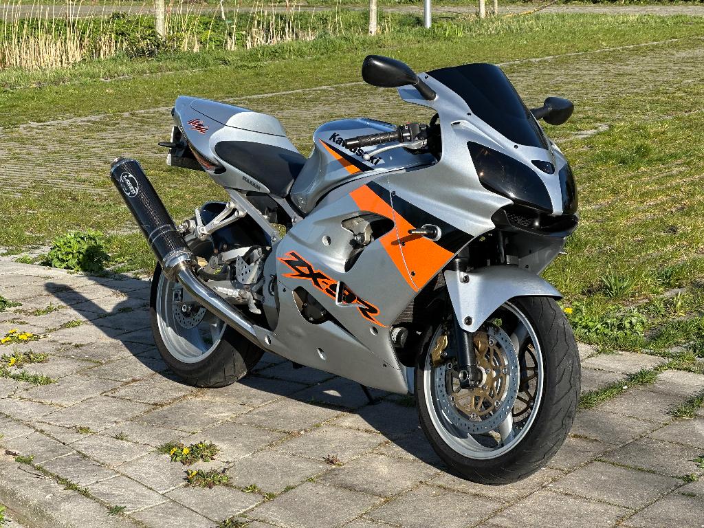 Kawasaki ZX9R 2002, Sportuitlaat, 899 cc, 4 cilinders, Motorrijbewijs A
