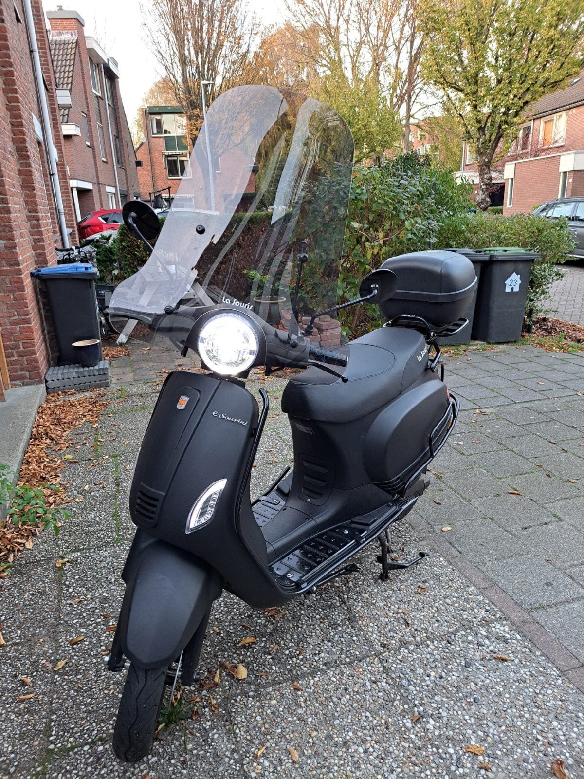 La Souris E-Sourini Special Edition in mat zwart., Fietsen en Brommers, Snorfietsen en Snorscooters, Elektrisch, Zo goed als nieuw