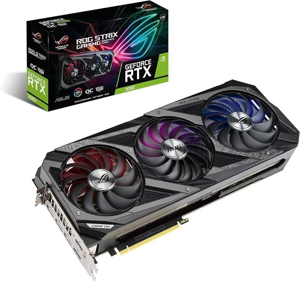 ASUS ROG STRIX RTX 3080 GAMING OC 10G, GDDR6, PCI-Express 4, Ophalen of Verzenden, Zo goed als nieuw