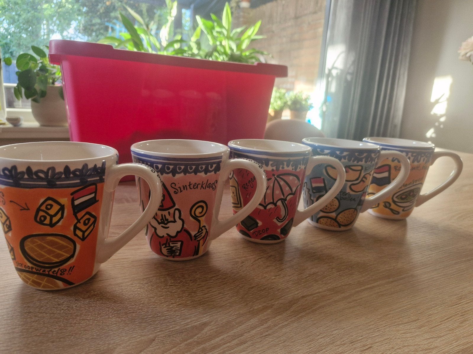 blond amsterdam learning dutch mokken, Huis en Inrichting, Keuken | Servies, Ophalen, Nieuw, Aardewerk, Kop(pen) en/of Schotel(s)