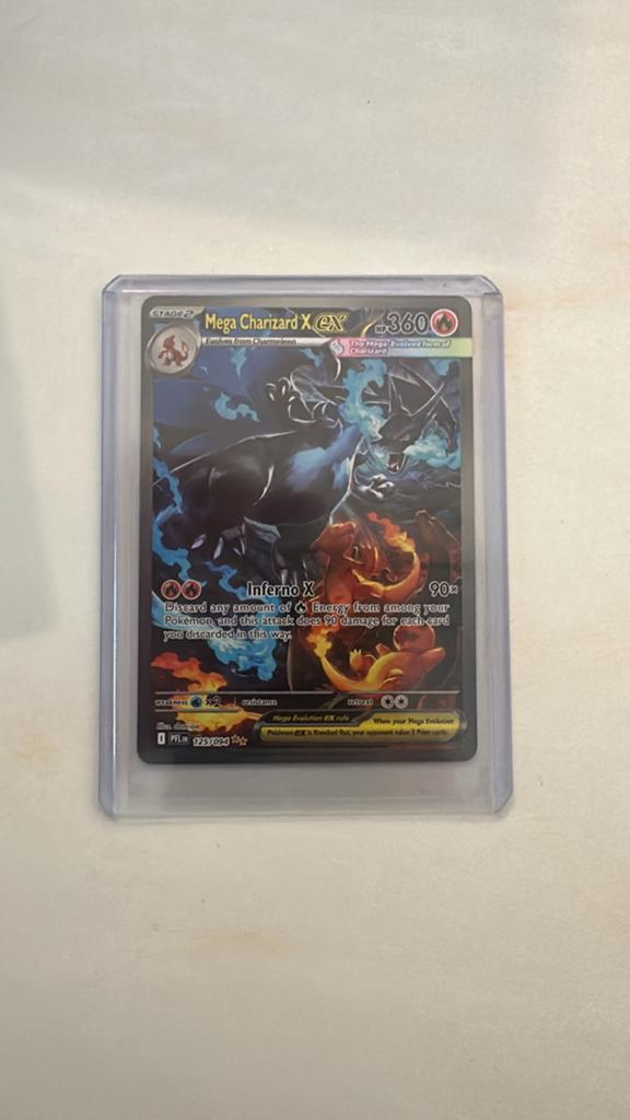 Mega Charizard X EX 125 Pokémon Kaart - Path to the Peak Box, Verzenden, Zo goed als nieuw, Losse kaart