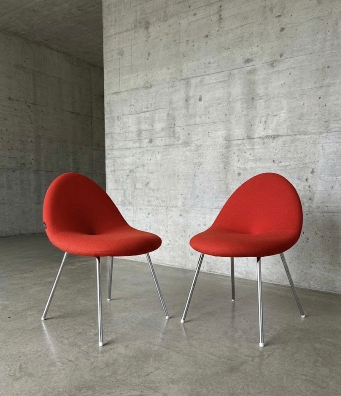 Set Artifort Fauteuils - rood/koraal - uitstekende staat, Ophalen, Zo goed als nieuw