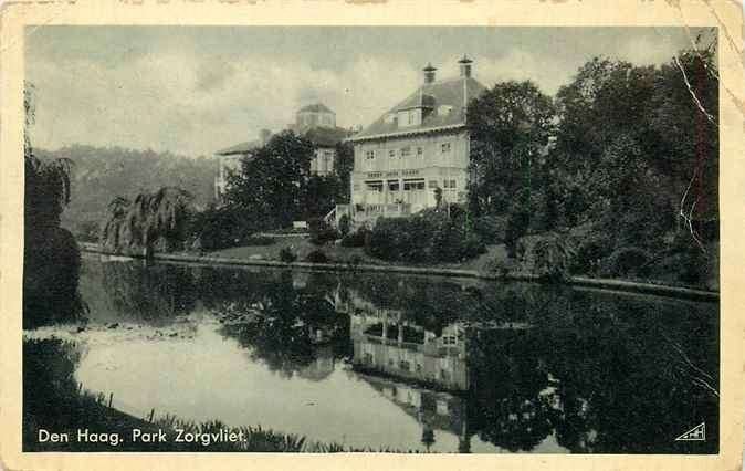 301-192-013 Den Haag Park Zorgvliet, Ophalen of Verzenden, Voor 1920, Zuid-Holland