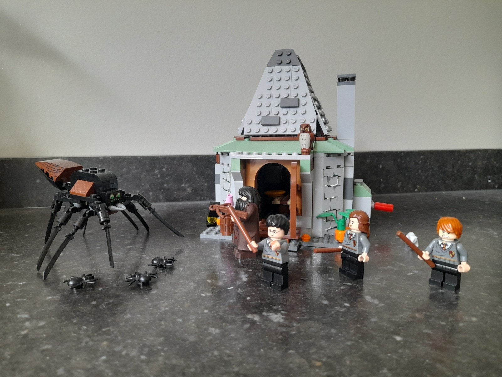 Lego Harry Potter 4738 Hagrid's Hut compleet met boekje, Ophalen, Zo goed als nieuw