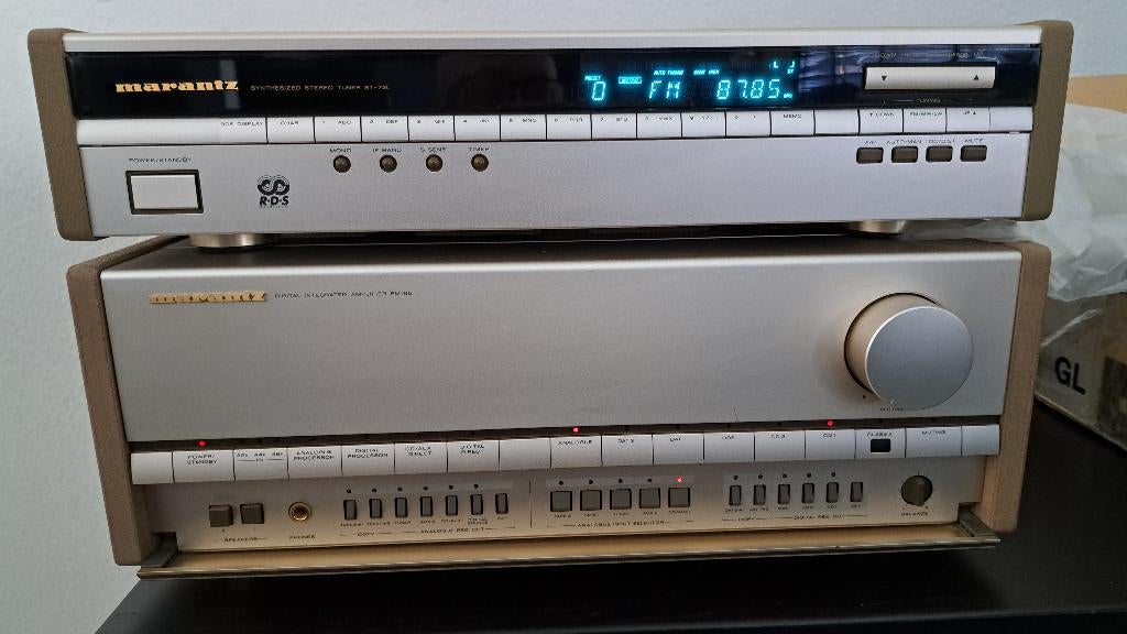 Marantz PM 95 + Tuner Nieuwstaat 1e Eigenaar, Zo goed als nieuw, 120 watt of meer, Stereo, Ophalen