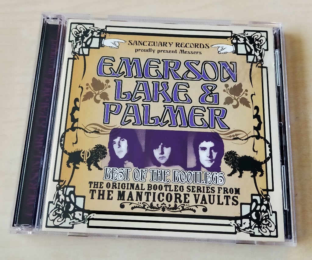 Emerson Lake & Palmer - Best Of The Bootlegs 2CD Manticore, Ophalen of Verzenden, Zo goed als nieuw, Progressive