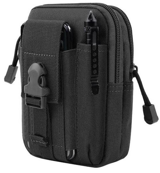Compacte Molle heuptas / telefoontas in zwart, Verzenden, Landmacht, Overige gebieden, Overige typen