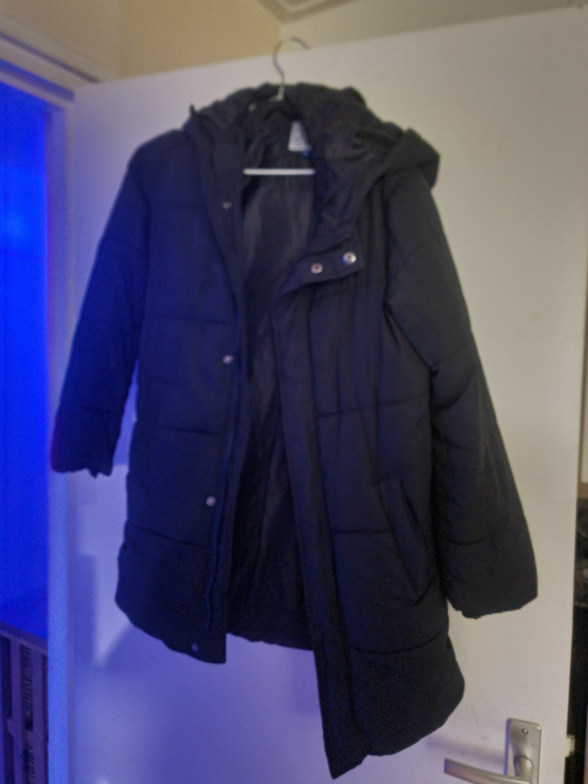Zwarte Parka Maat S, Kleding | Dames, Jassen | Winter, Ophalen of Verzenden, Gedragen, Maat 36 (S), Zwart