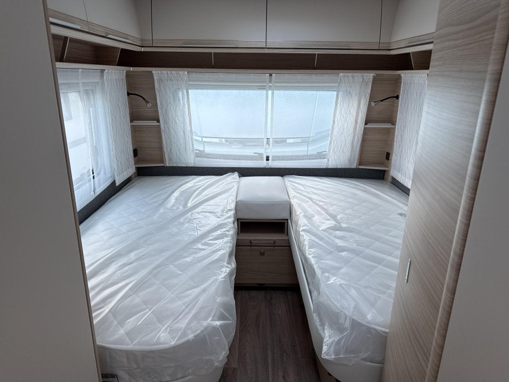 Fendt Bianco Selection 495 SG Model 2026, Caravans en Kamperen, Standaardzit, Bedrijf, Schokbreker, Overige typen