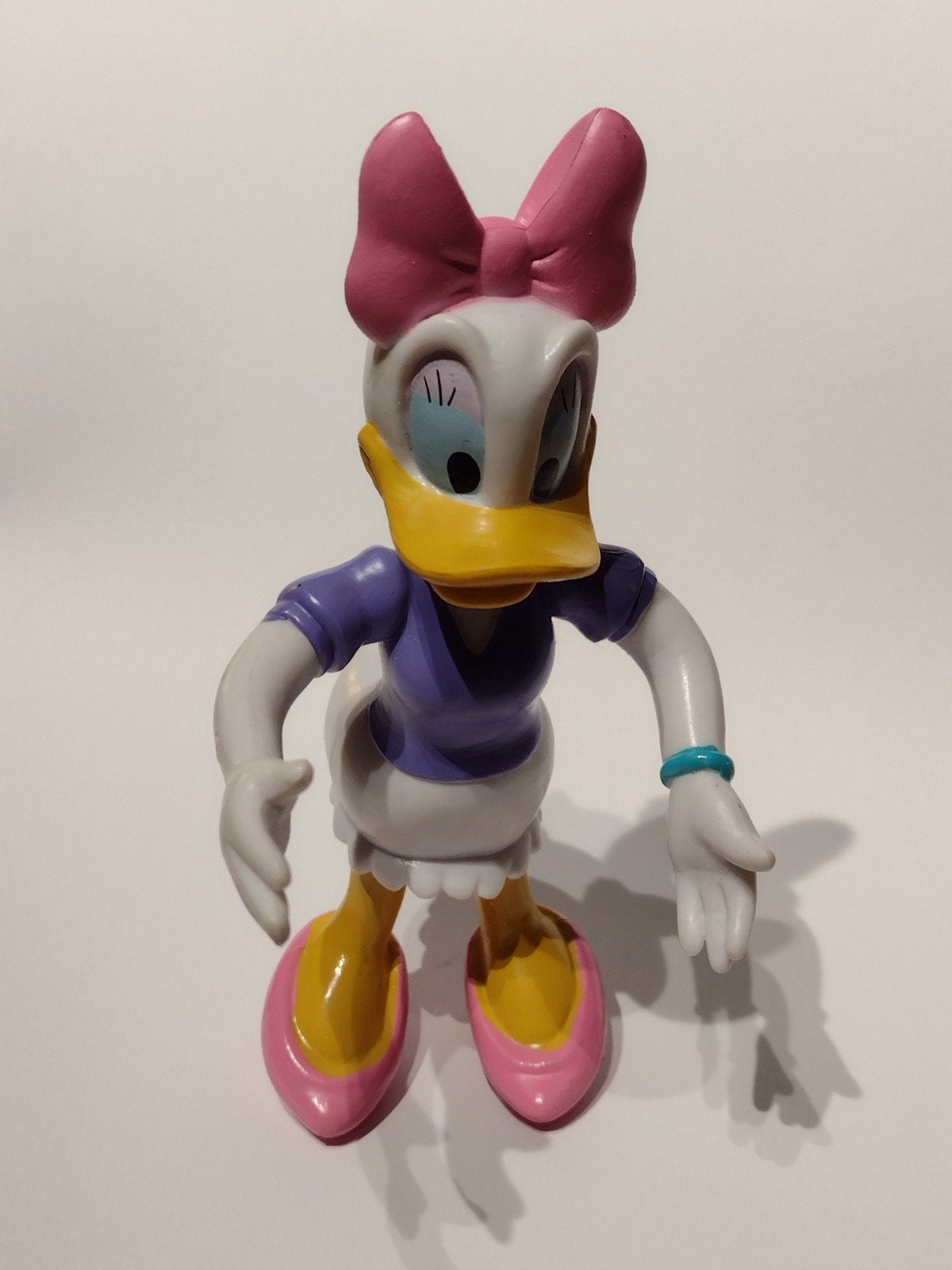 Disney rubberen figuren ; Donald Duck , Katrien Duck , Pluto, Ophalen, Zo goed als nieuw