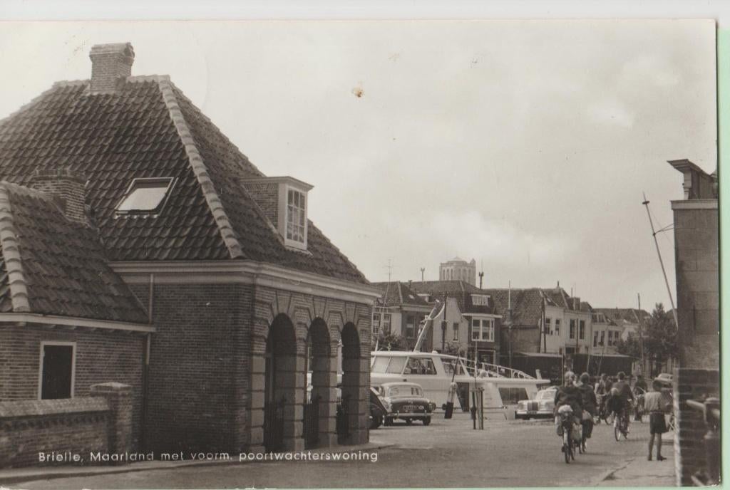 Brielle Maarland met voorm. poortwachterwoning 1964, Verzenden, 1960 tot 1980, Gelopen, Zuid-Holland