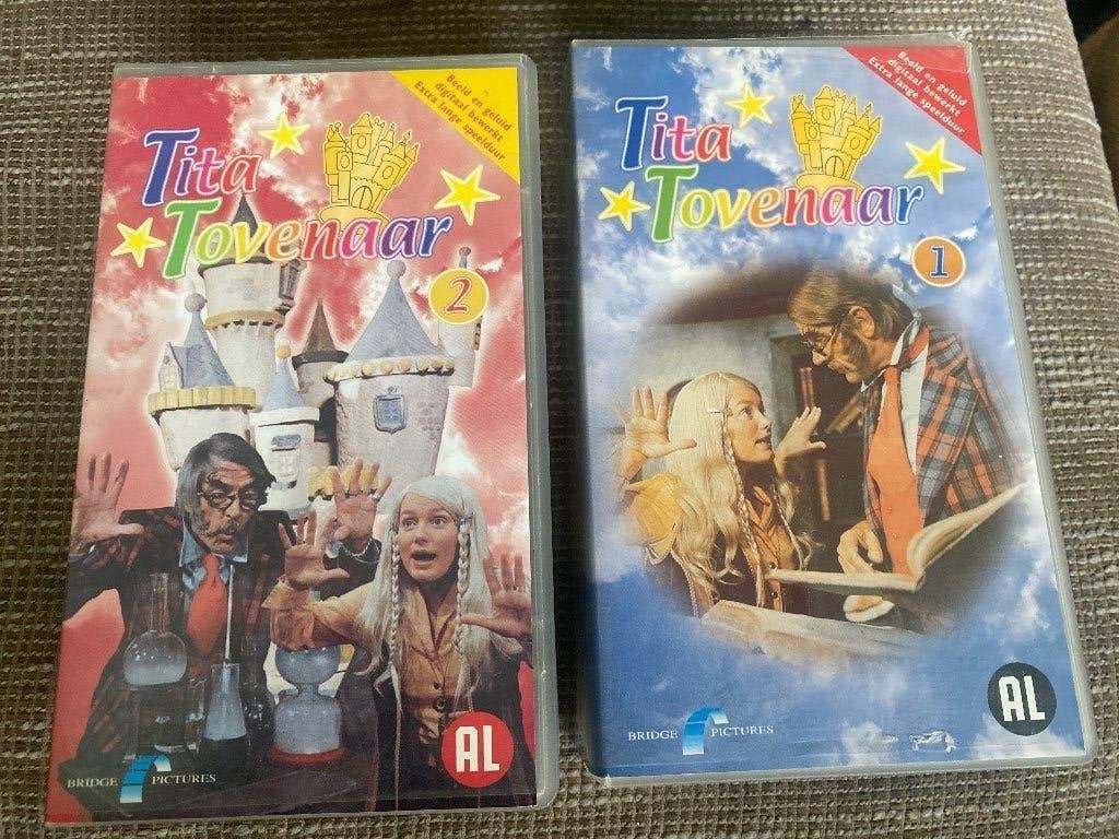 Tita Tovenaar VHS Banden - Deel 1 & 2, Boxset, Gebruikt, Alle leeftijden, Kinderprogramma of -film