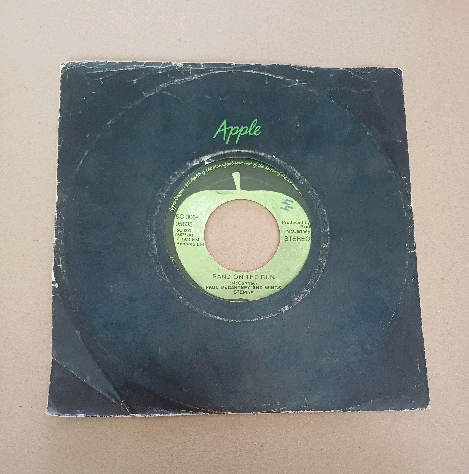 Wings - Band On The Run, Cd's en Dvd's, Gebruikt, 7 inch, Single, Ophalen of Verzenden