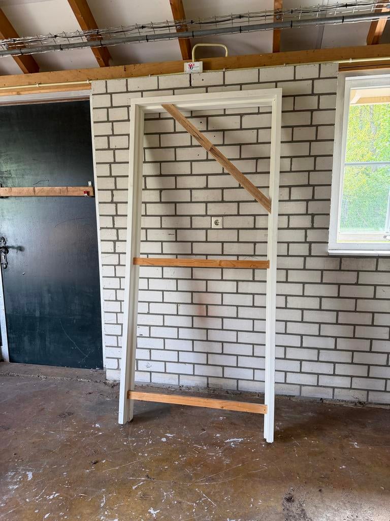 Houten kozijn 210x96 cm - Nieuwstaat, Tuin en Terras, Ophalen, Zo goed als nieuw