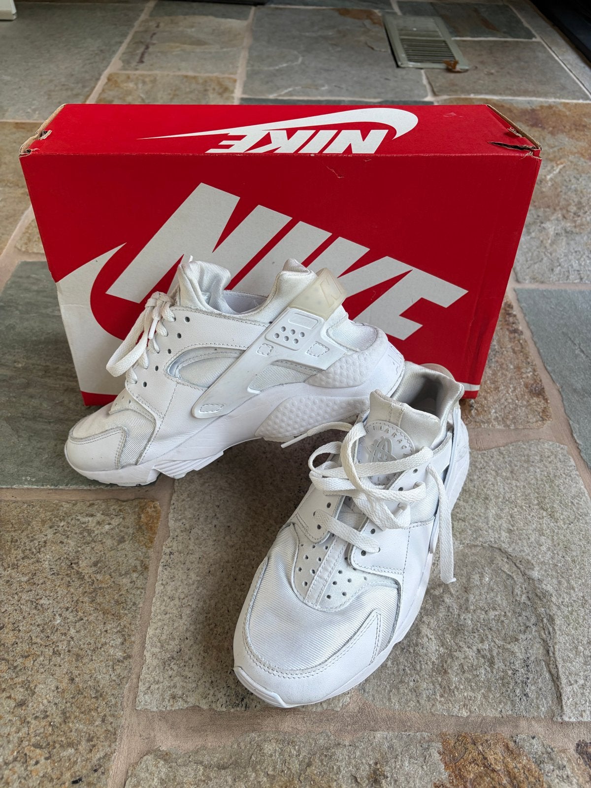 Nike Huarache gymschoenen - Maat 38,5, Ophalen, Gedragen, Wit, Sportschoenen
