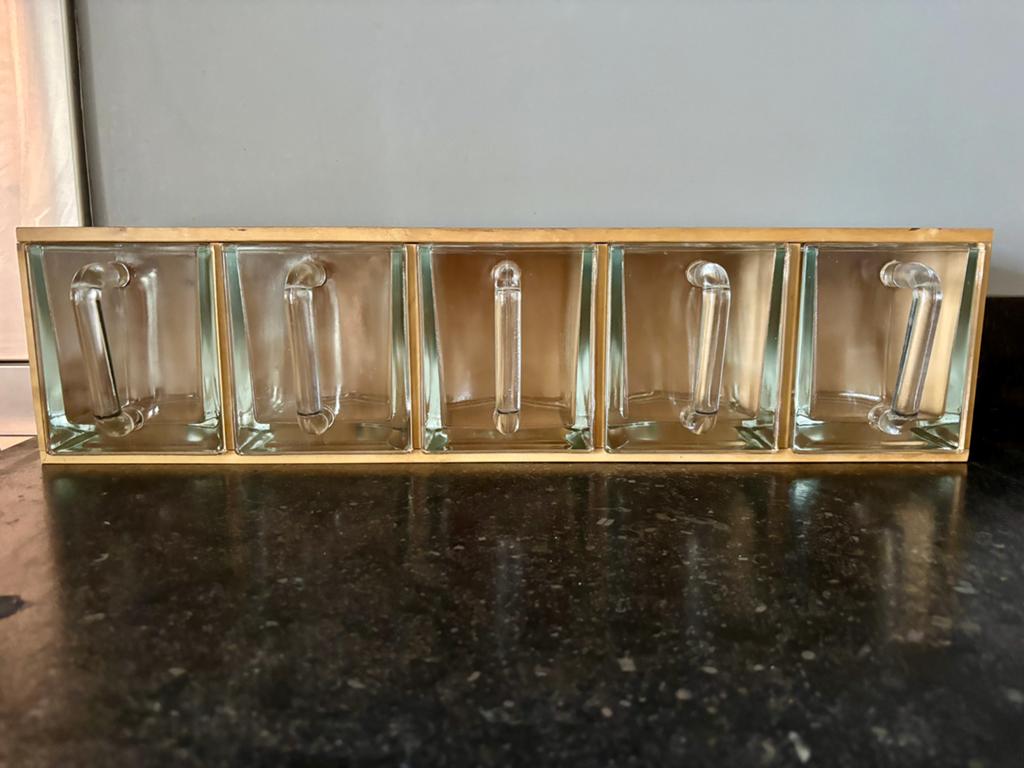 Vintage IKEA FÖRHÖJA Kruideniersrek Grutterskastje Glas, Huis en Inrichting, Keuken | Keukenelementen, Ophalen, 50 tot 100 cm