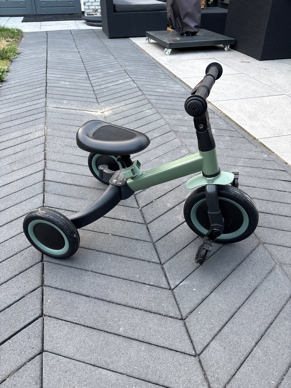 Topmark 4-in-1 Driewieler Loopfiets Kaya Groen, Ophalen of Verzenden, Gebruikt, Loopfiets