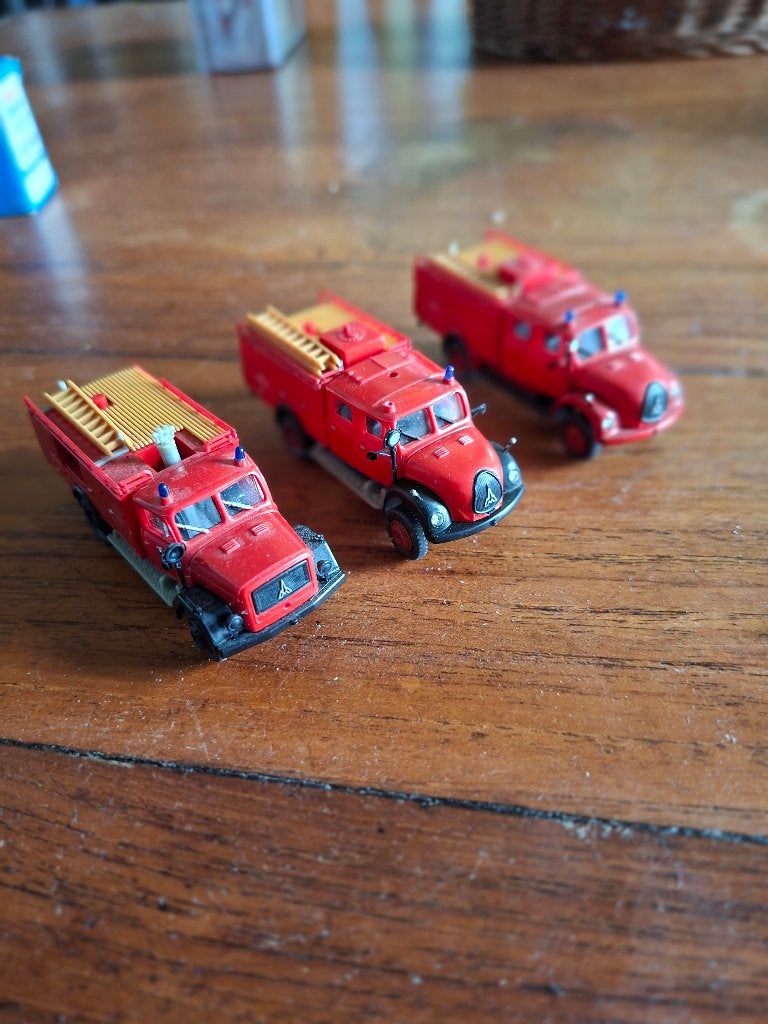 3x Magirus Deutz Brandweer, Ophalen of Verzenden, Bus of Vrachtwagen