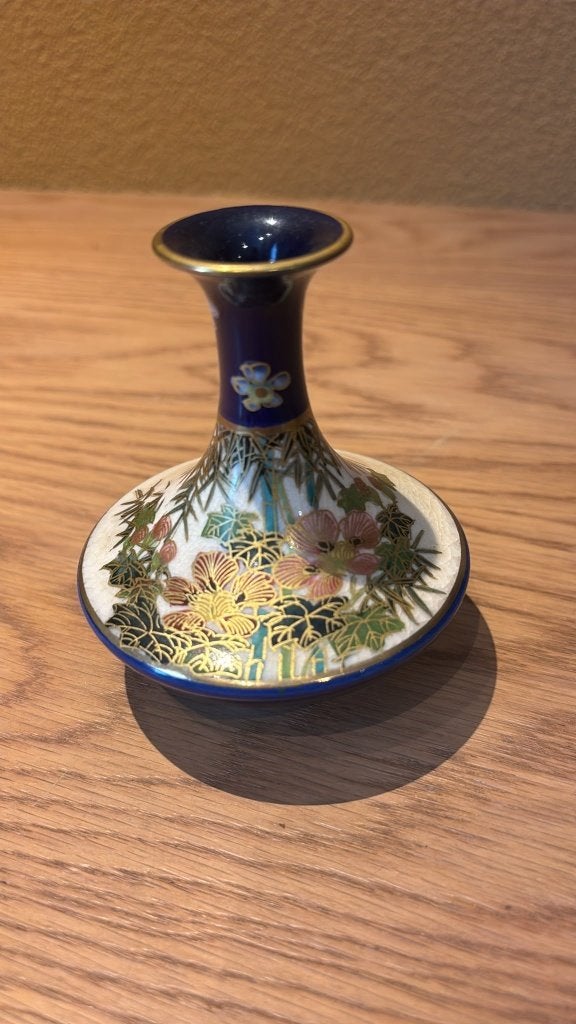 Antiek Japans Satsuma Vaasje, Koshida (越田), Meiji/Taisho, Antiek en Kunst, Ophalen of Verzenden