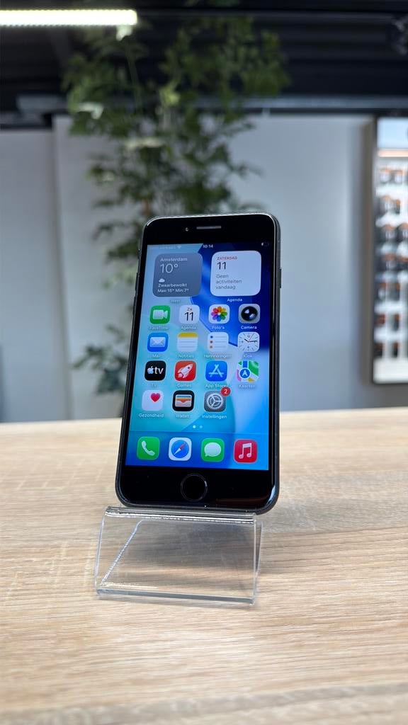 Apple iPhone SE2020 64GB 100% Batterij - Als nieuw, Telecommunicatie, Mobiele telefoons | Apple iPhone, Zwart, Refurbished, Ophalen of Verzenden