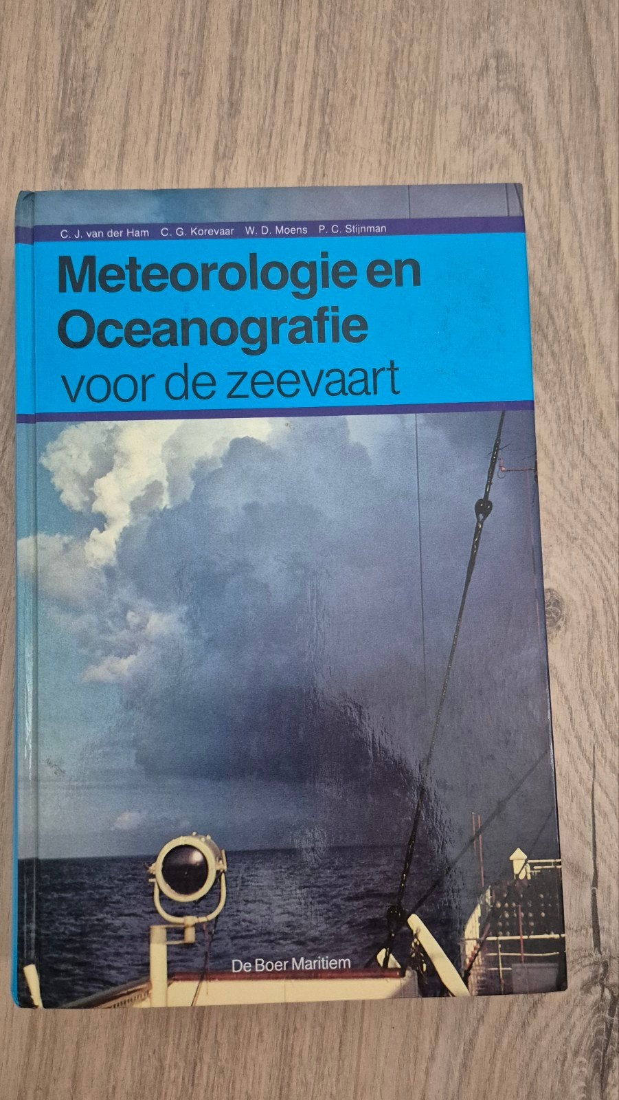 Meteorologie en Oceanografie voor de Zeevaart, Ophalen of Verzenden, Zo goed als nieuw, Overige onderwerpen, C.J. van der Ham, C.G. Korevaar, W.D. Moens, P.C. Stijnman