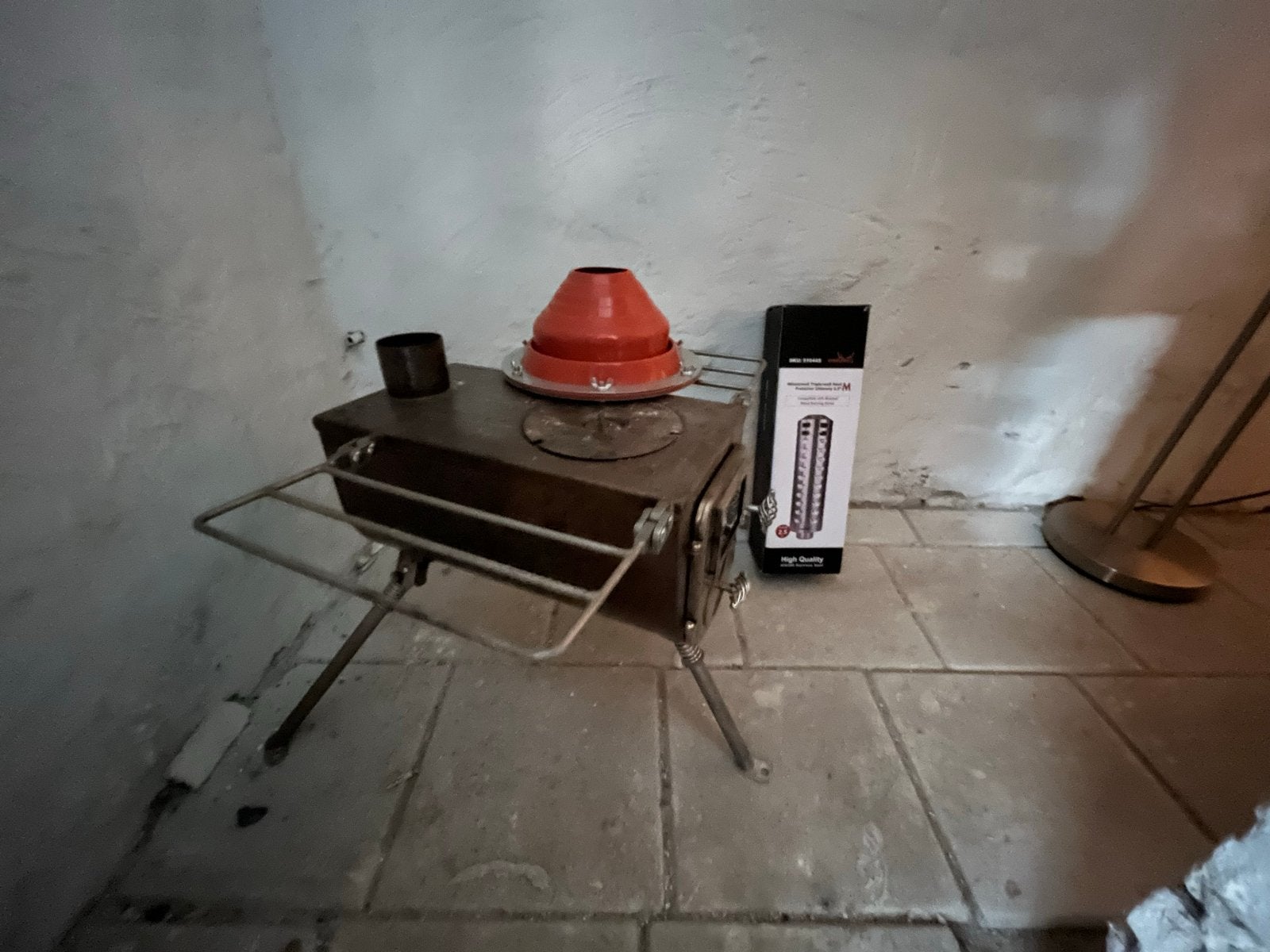 Winnerwell woodlander tentkachel medium met accessoires, Ophalen of Verzenden, Gebruikt