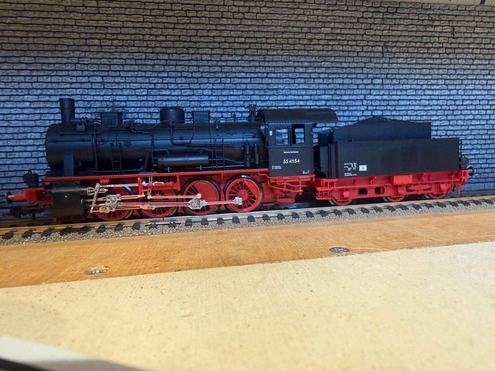 Fleischmann 4152 BR 55 4154 H0 Digitaal - Gebruikte Staat, Gebruikt, Fleischmann, Ophalen of Verzenden, Gelijkstroom