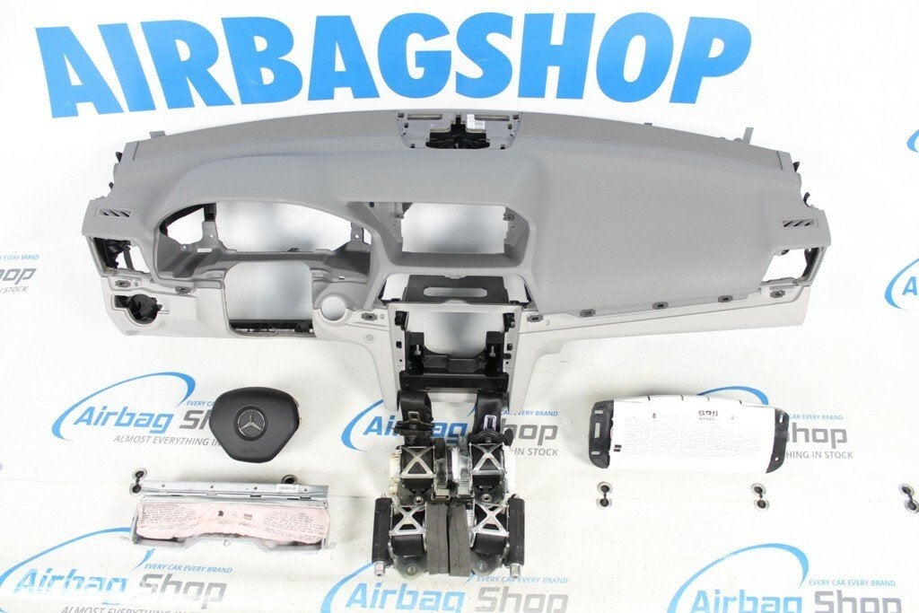 Airbag set - Dashboard Mercedes E klasse W207 wit grijs sp