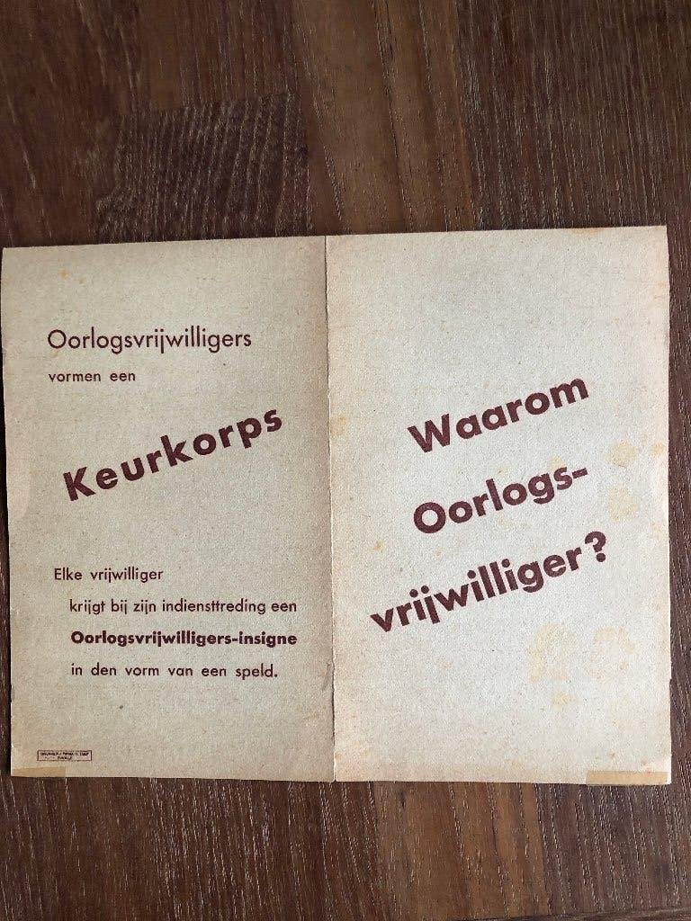 Bijzonder. April/mei 1945? Pammflet.  Waarom oorlogsvrij-, Ophalen of Verzenden, Overige soorten, Nederland, Overige typen