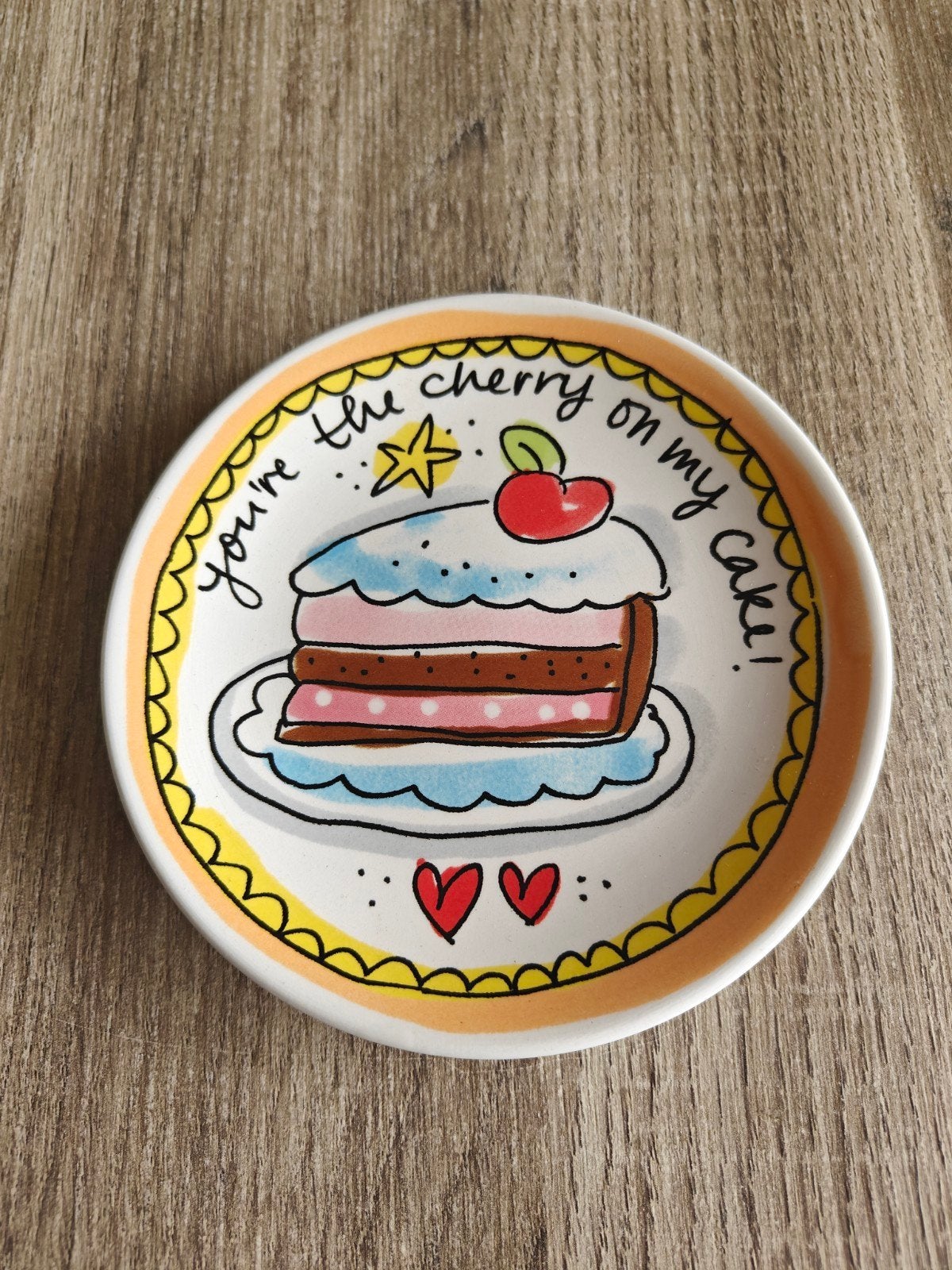 Blond Amsterdam Petit Four ⌀12cm, Nieuw, Ophalen of Verzenden, Schaal of Schalen, Modern