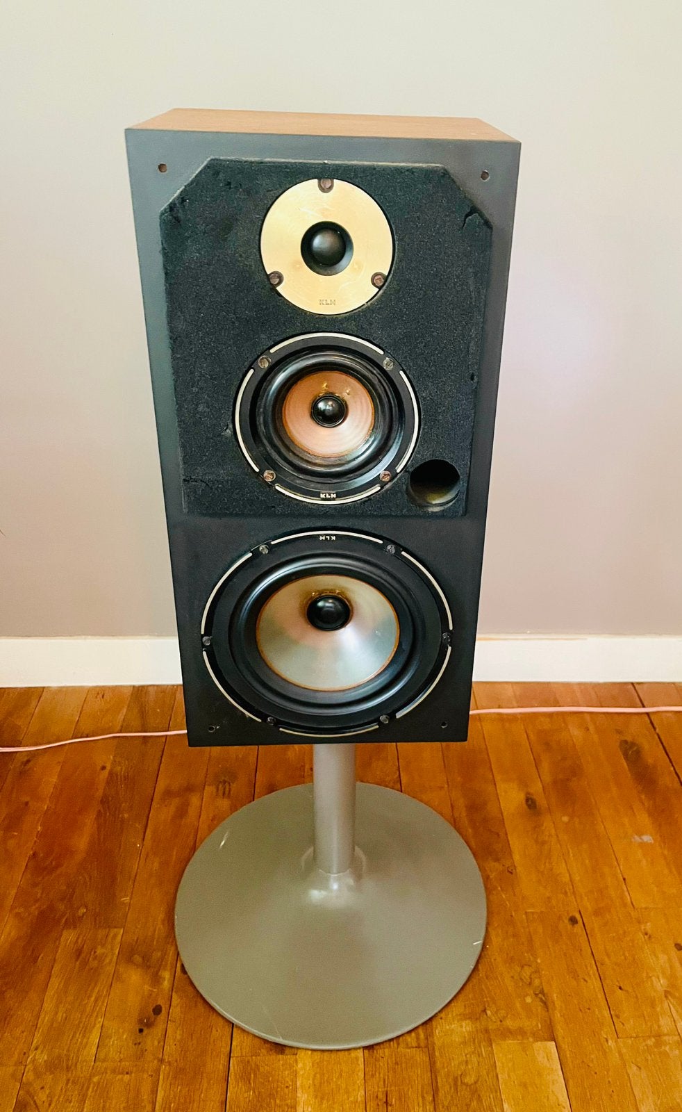 KLH 2 speakers met analog bass computer, Ophalen of Verzenden, Gebruikt, Minder dan 60 watt, Overige merken