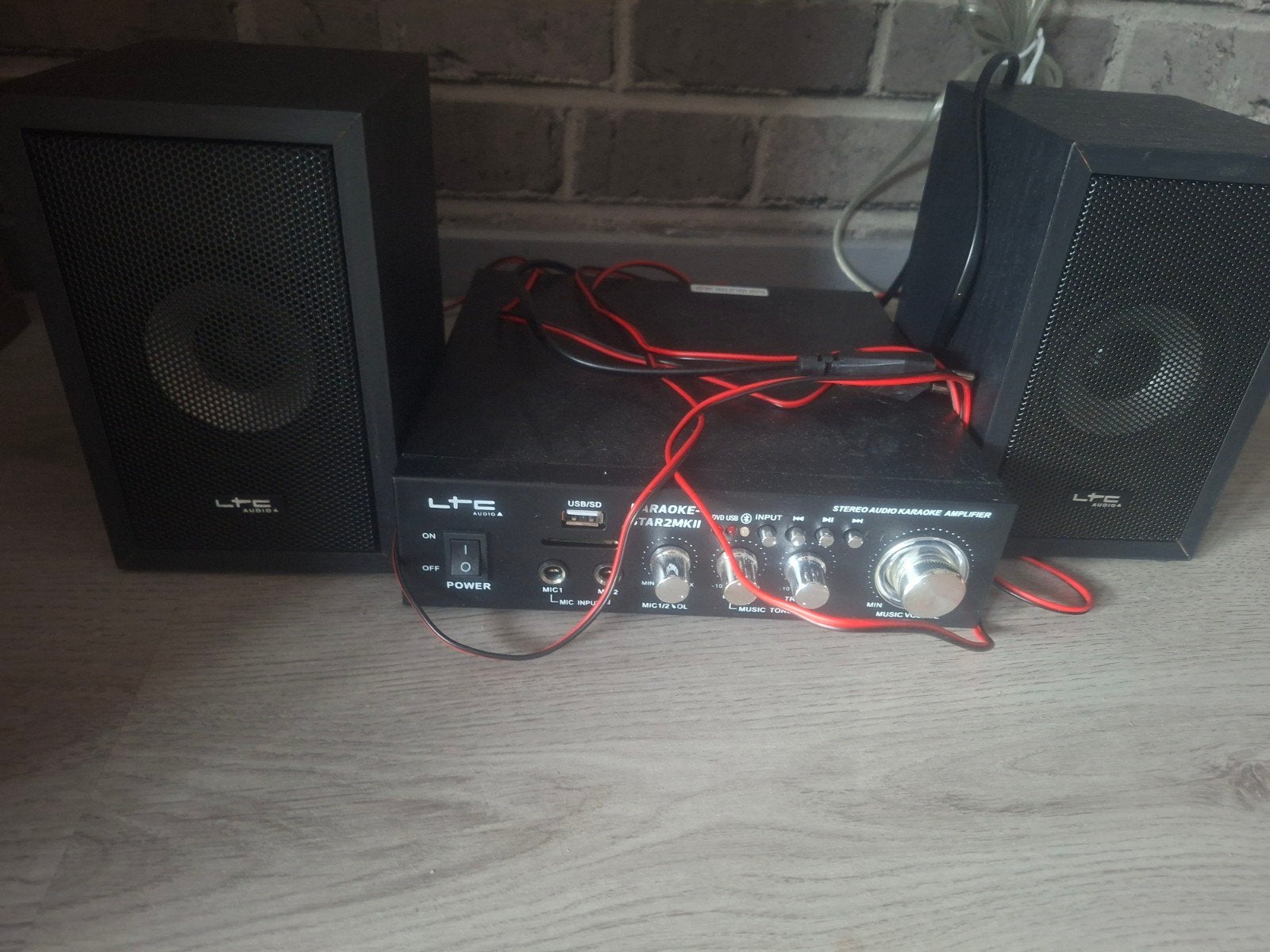 Karaoke setje weinig gebruikt, Soundbar, Zo goed als nieuw, Overige spelers, Ophalen
