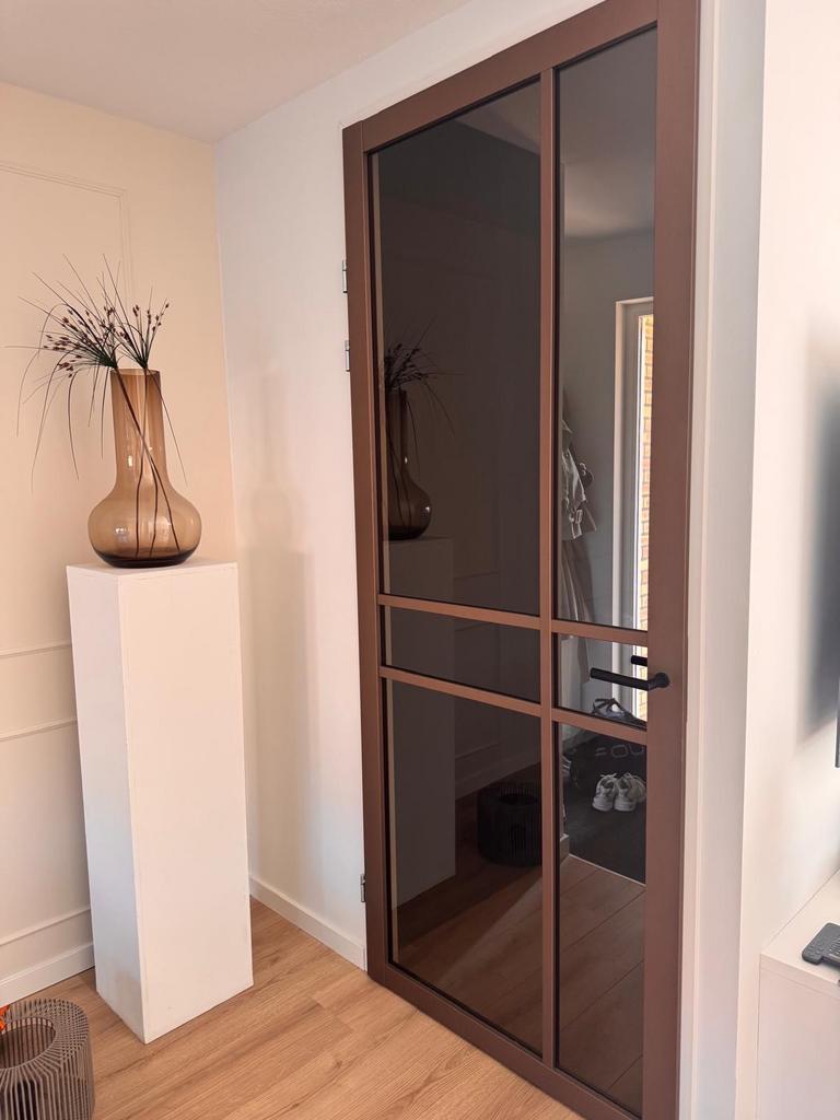 2x Steellook Binnendeuren Metallic Brons (93x231,5 cm), Ophalen, 80 tot 100 cm, 215 cm of meer, Binnendeur