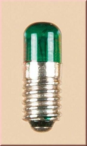 Gloeilamp Cylinder E 5,5 16V 0,05 A groen, Overige merken, Gelijkstroom of Wisselstroom, Overige typen, Nieuw