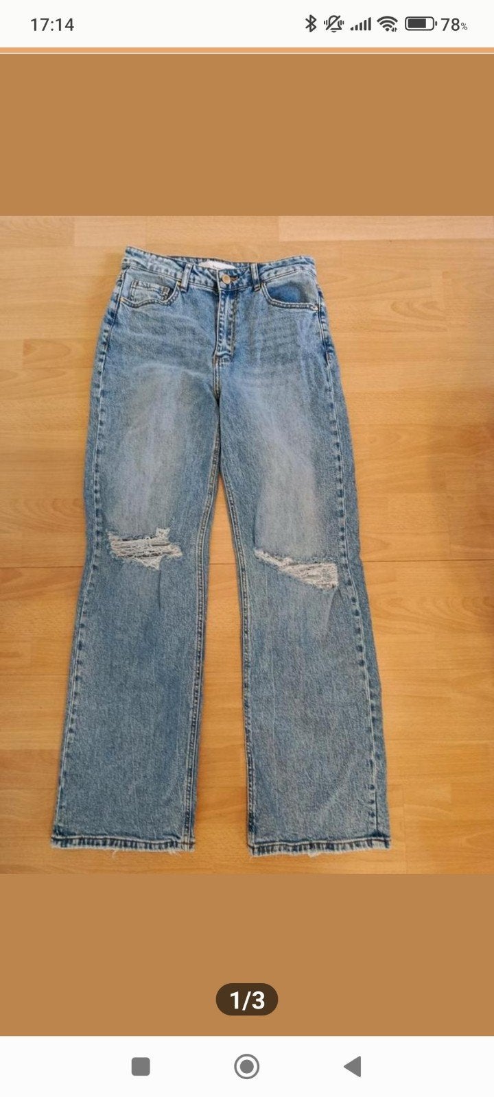 Queen hearts jeans mt L nieuw, Ophalen of Verzenden, Nieuw, Blauw, W28 - W29 (confectie 36)