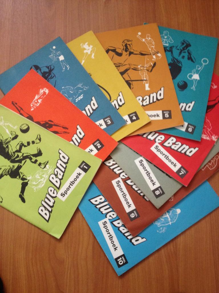 Blue Band sportboeken 1955 compleet, Boeken, Ophalen of Verzenden, Zo goed als nieuw, Overige sporten