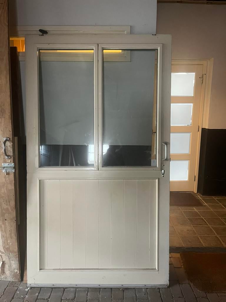 Buitendeur, Gebruikt, Deurkozijn, 150 tot 225 cm, Inclusief glas