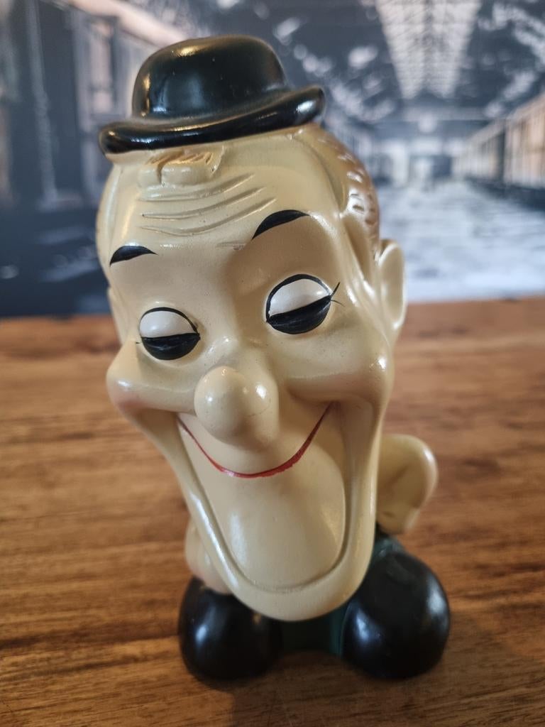 Vintage - Stan Laurel beeldje 17 cm, Ophalen of Verzenden, Gebruikt