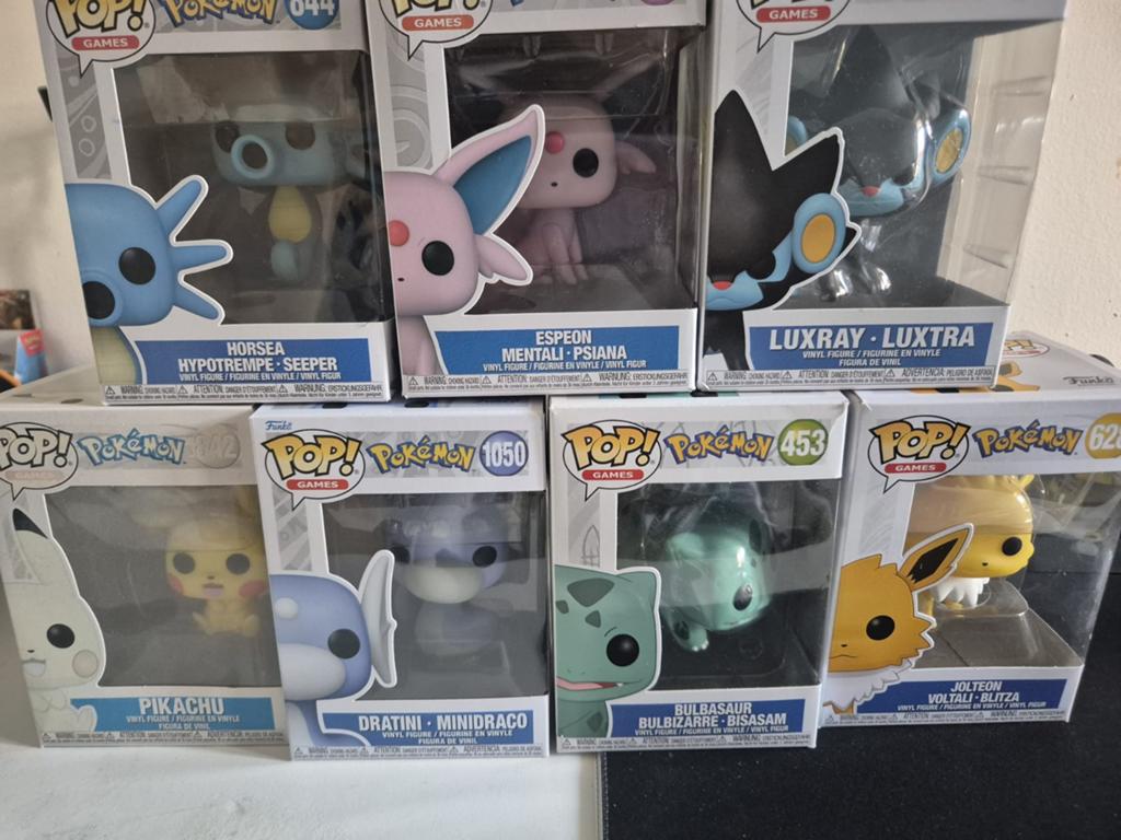 7 Pokémon Funko Pops - Diverse Collectie, Ophalen of Verzenden, Zo goed als nieuw